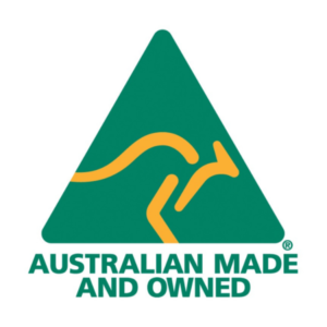 Proudly Australian made and owned logo for ShedCam