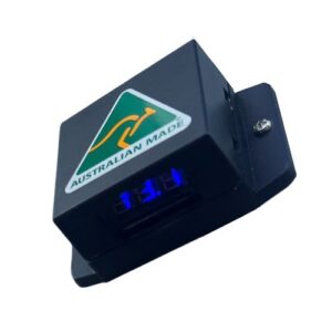 Cutting-edge LED voltmeter display for ShedCam's outdoor cctv